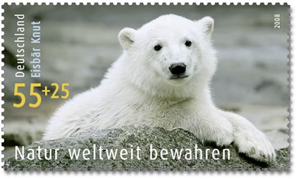 Polar Bear arctic Knut_Briefmarke_2008