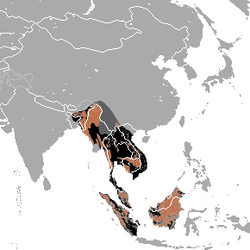 Sun_Bear distrobution map area